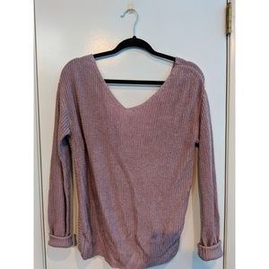 Knot-back Sweater